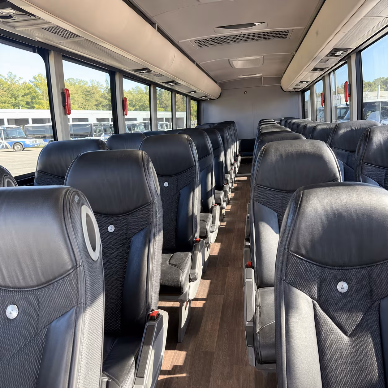 charter buses to allianz amphitheater at riverfront shows