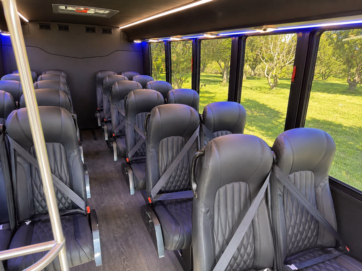 charter buses to flying squirrels games at carmax park