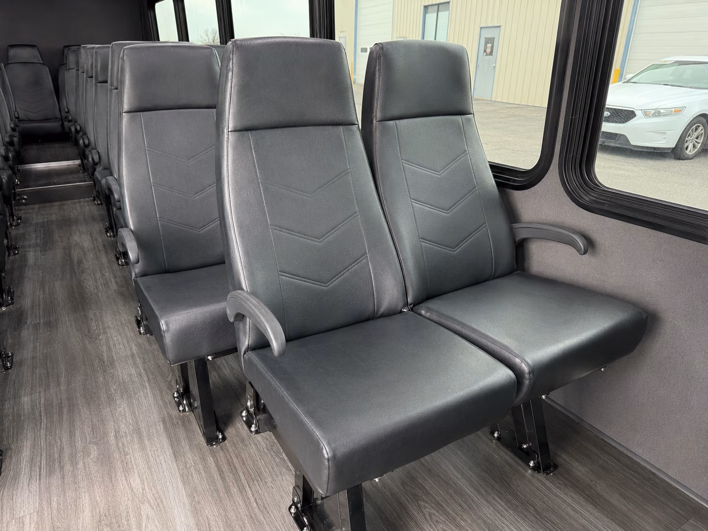 richmond 18 passenger minibus inside