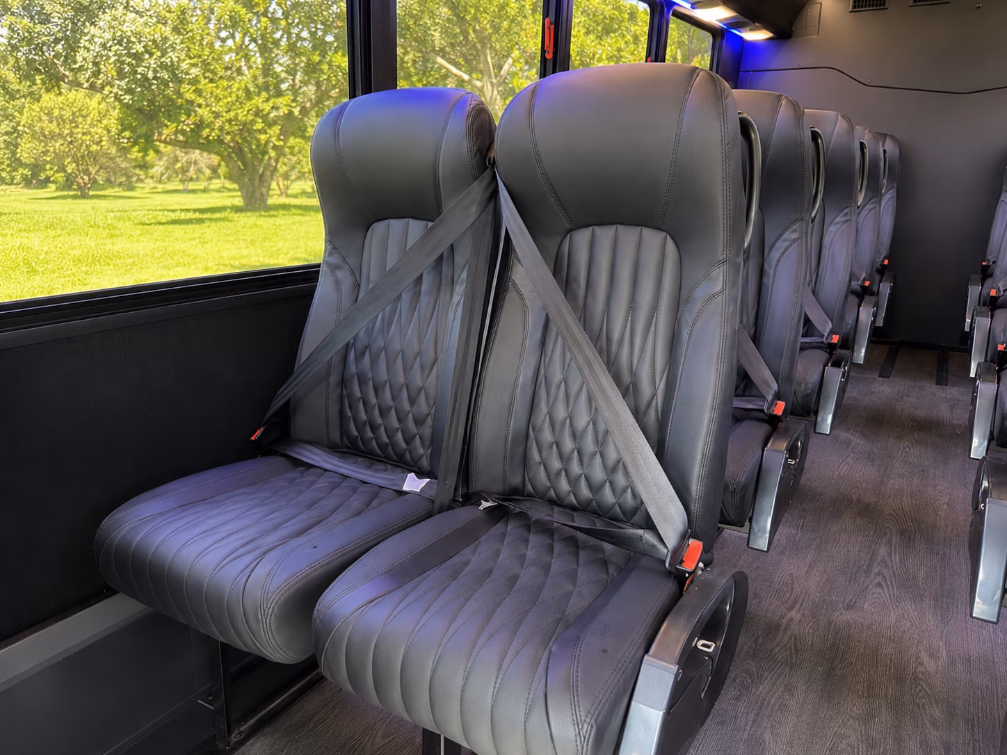 richmond 18 passenger minibus interior