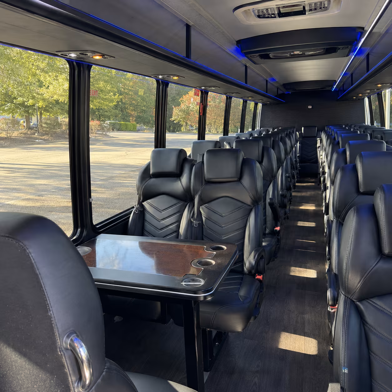 richmond 25 passenger minibus interior