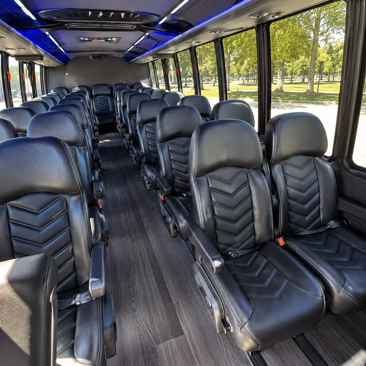 richmond 35 passenger minibus inside