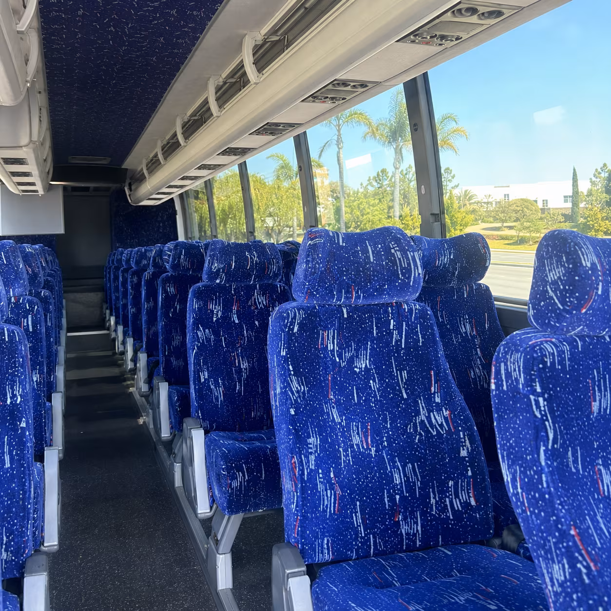 richmond 56 passenger charter bus interior