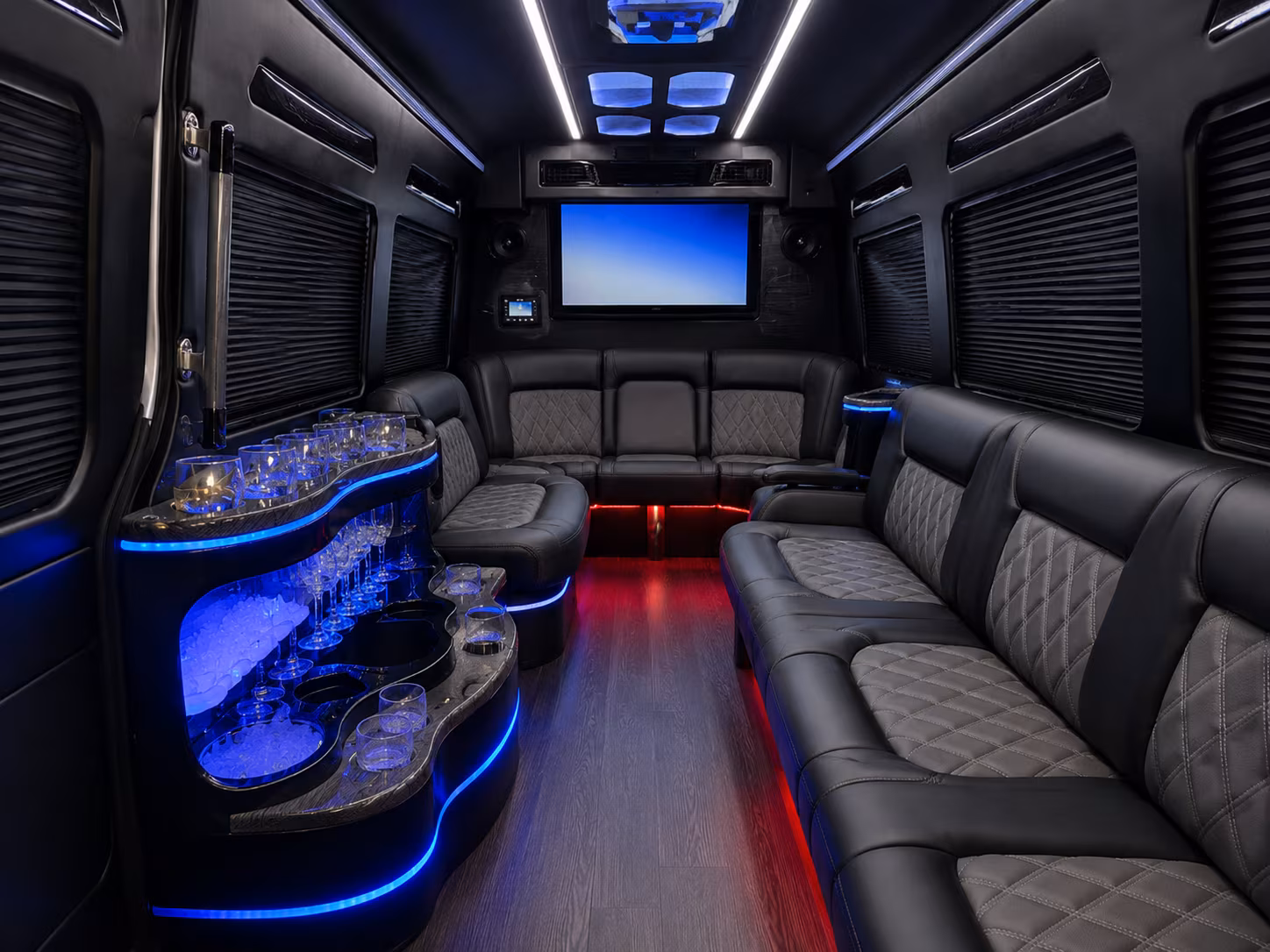 richmond private event transportation onboard seating