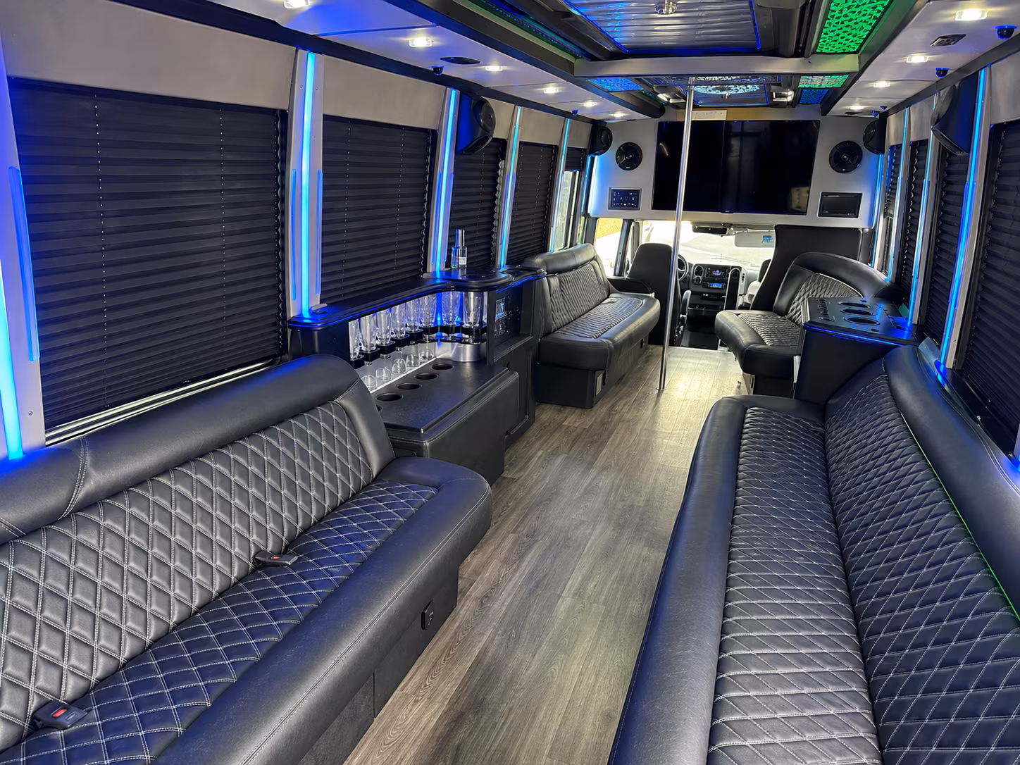 richmond wedding party bus rental