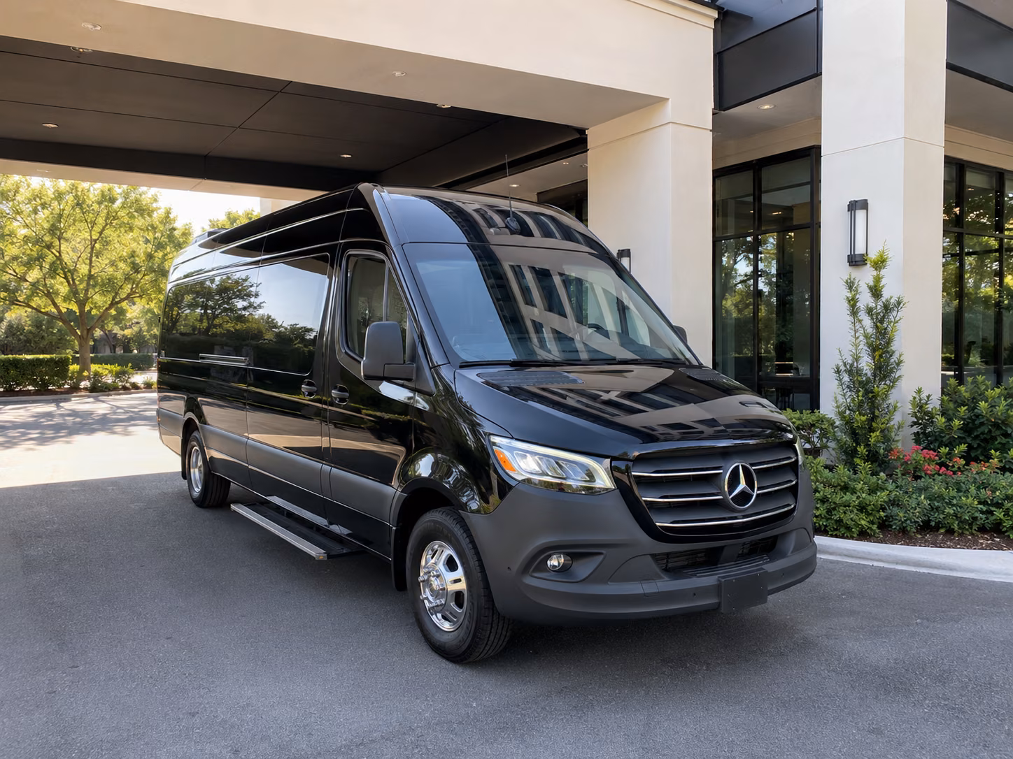 sprinter vans and minibuses for richmond wedding party transportation